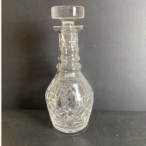 Waterford Crystal Clear Cut-Glass Decanter with Stopper